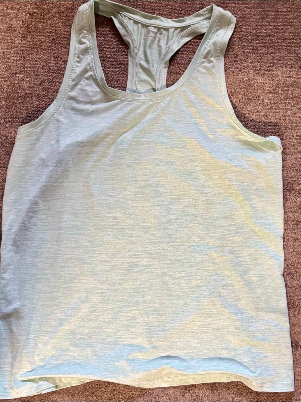 Jockey Mint Green Racerback Tank Top